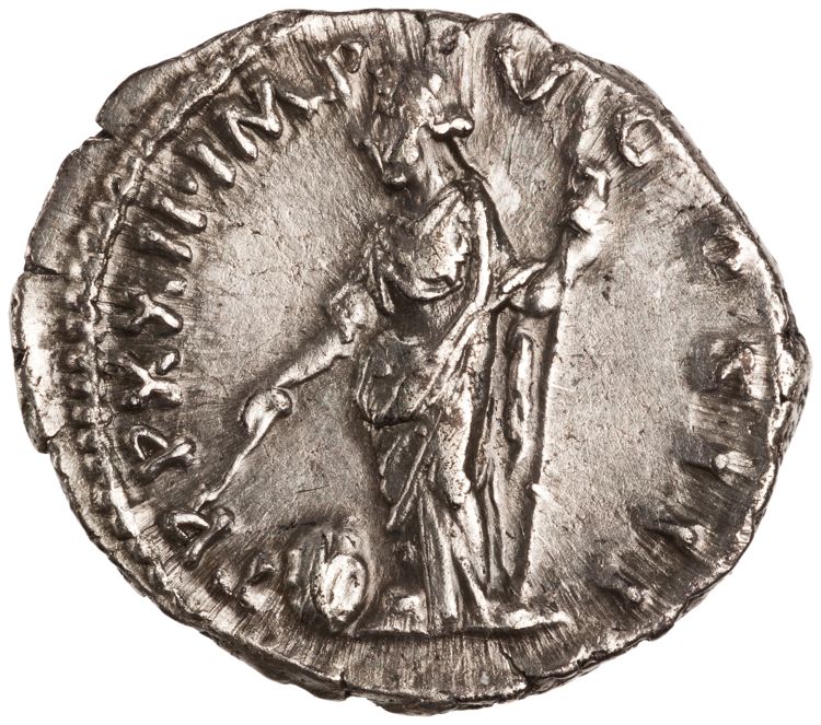 RIC III Marcus Aurelius 186, реверс, American Numismatic Society (ans)