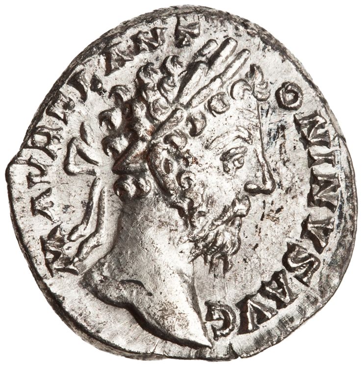 RIC III Marcus Aurelius 406, аверс, American Numismatic Society (ans)