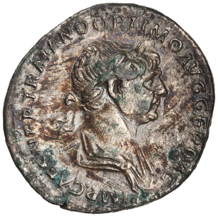 obverse RIC II Trajan 318 (denarius)