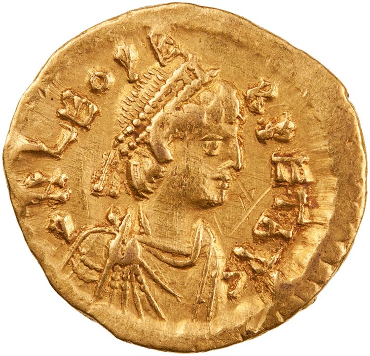 obverse RIC X Leo I (East) 613
