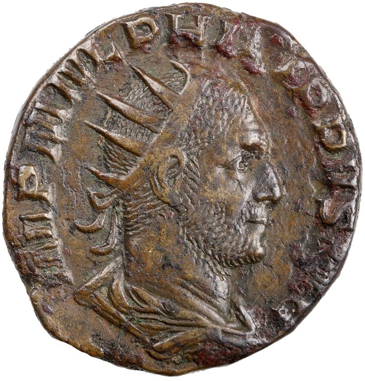 RIC IV Philip I 162C, аверс, American Numismatic Society (ans)