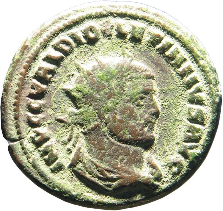 obverse RIC V Diocletian 256