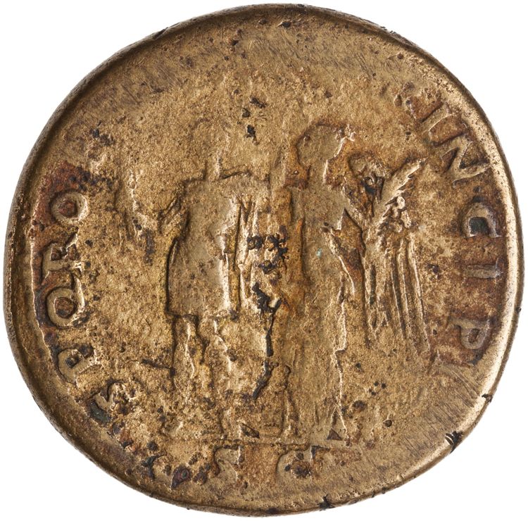 reverse RIC II Trajan 549 (sestertius)