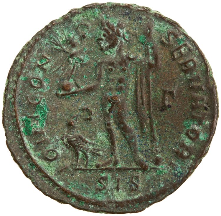 RIC VII Siscia 11, реверс, American Numismatic Society (ans)