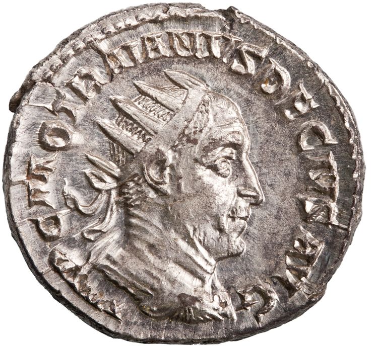 obverse RIC IV Trajan Decius 12B