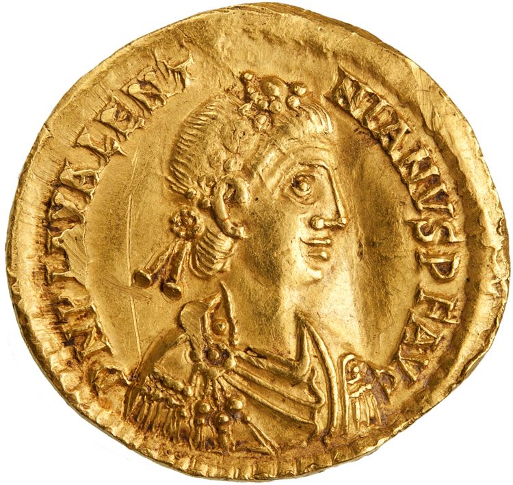 obverse RIC X Valentinian III 2011