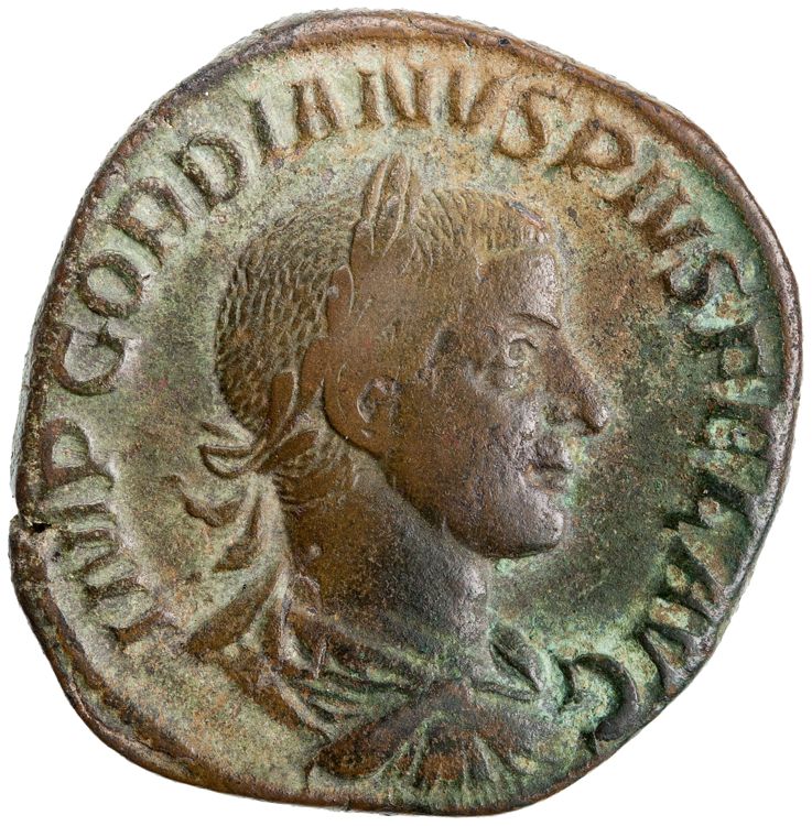 RIC IV Gordian III 308A, obverse, American Numismatic Society (ans)