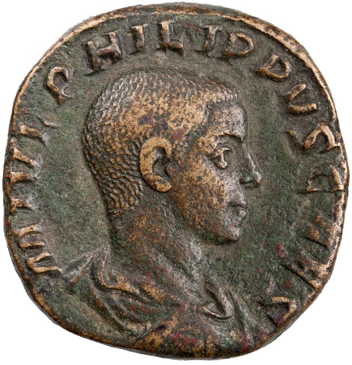 RIC IV Philip I 256A, аверс, American Numismatic Society (ans)