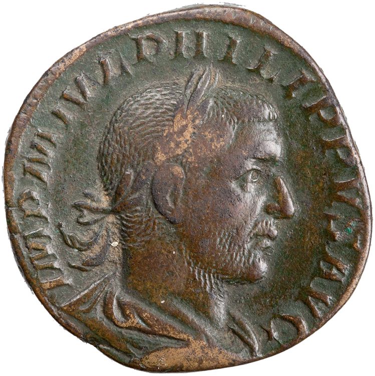 RIC IV Philip I 191A, аверс, American Numismatic Society (ans)