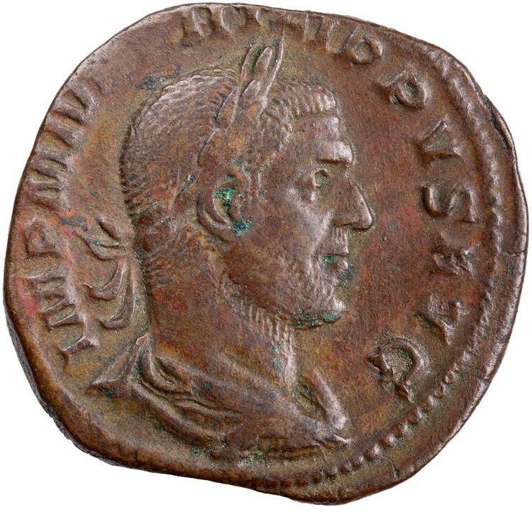 RIC IV Philip I 168A, аверс, American Numismatic Society (ans)