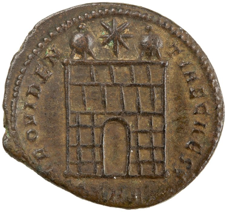 реверс RIC VII Heraclea 78