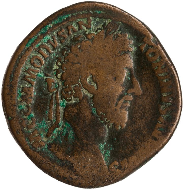 RIC III Commodus 405, аверс, American Numismatic Society (ans)