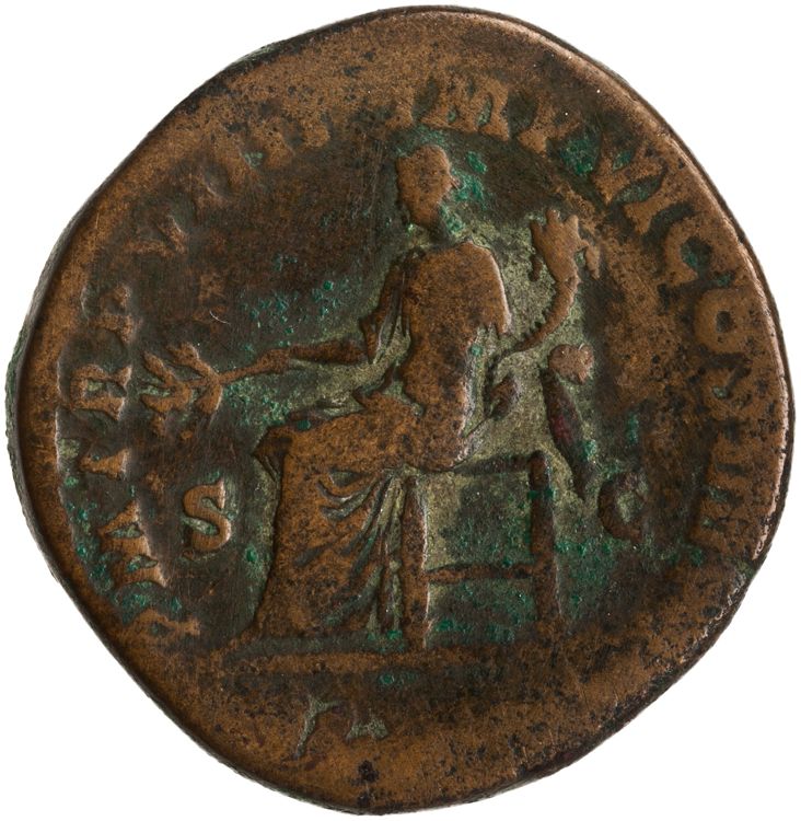 RIC III Commodus 405, реверс, American Numismatic Society (ans)