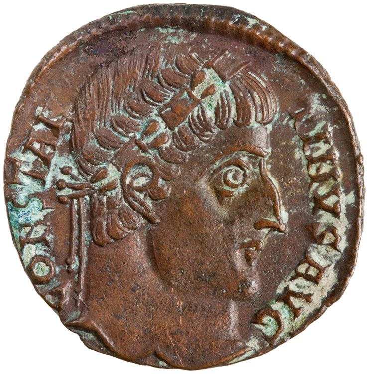 RIC VII Antioch 81, аверс, American Numismatic Society (ans)