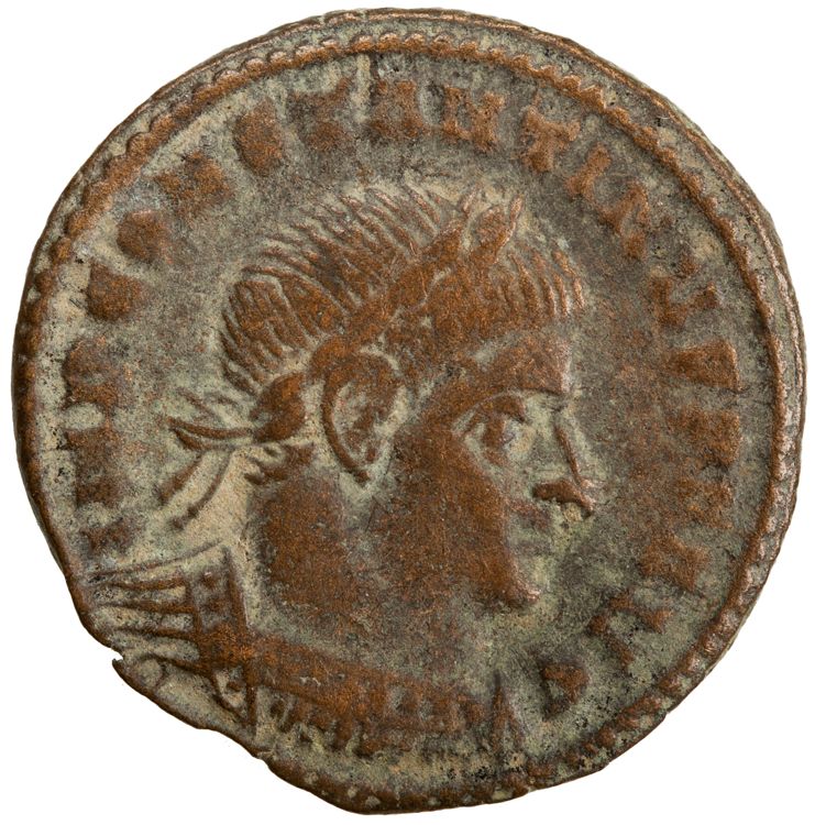 RIC VII Ticinum 16, аверс, American Numismatic Society (ans)
