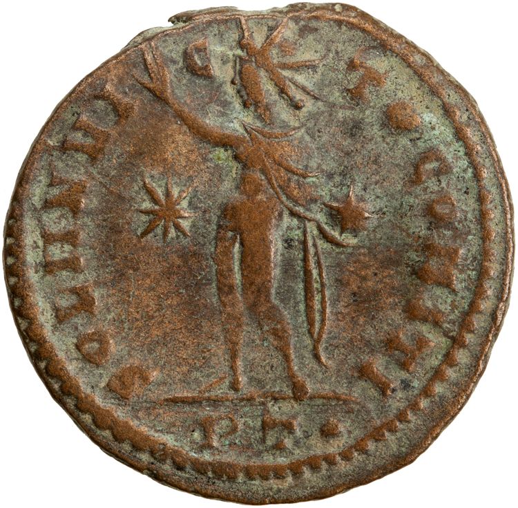 RIC VII Ticinum 16, реверс, American Numismatic Society (ans)