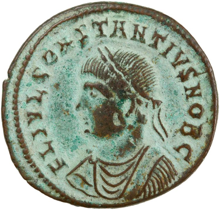 RIC VII Heraclea 78, аверс, American Numismatic Society (ans)
