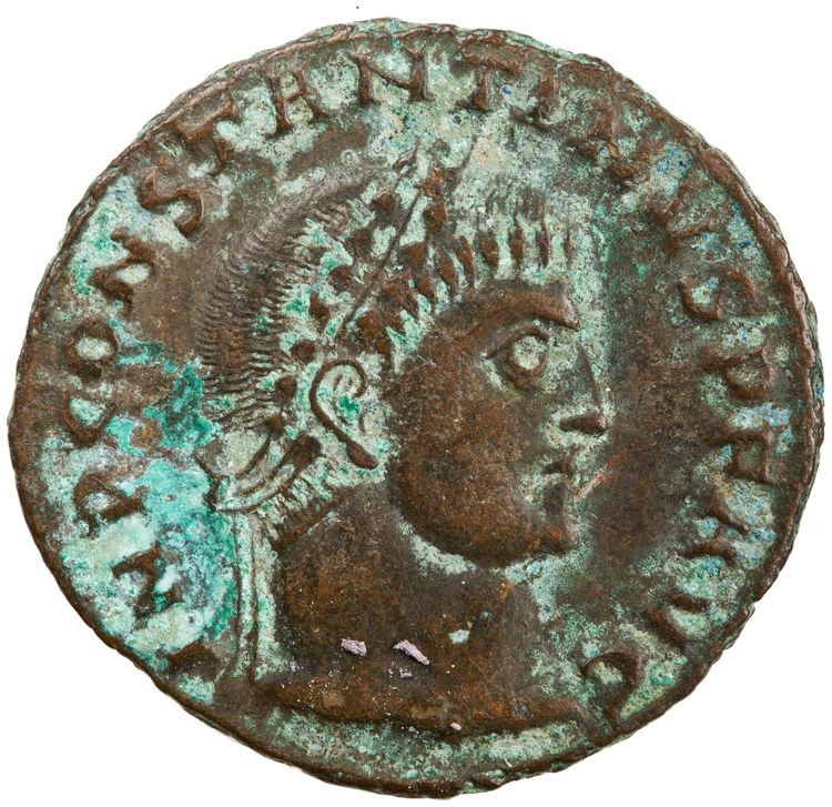RIC VII Thessalonica 19, аверс, American Numismatic Society (ans)