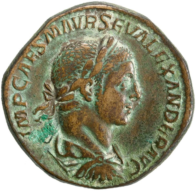 RIC IV Severus Alexander 620d, аверс, American Numismatic Society (ans)