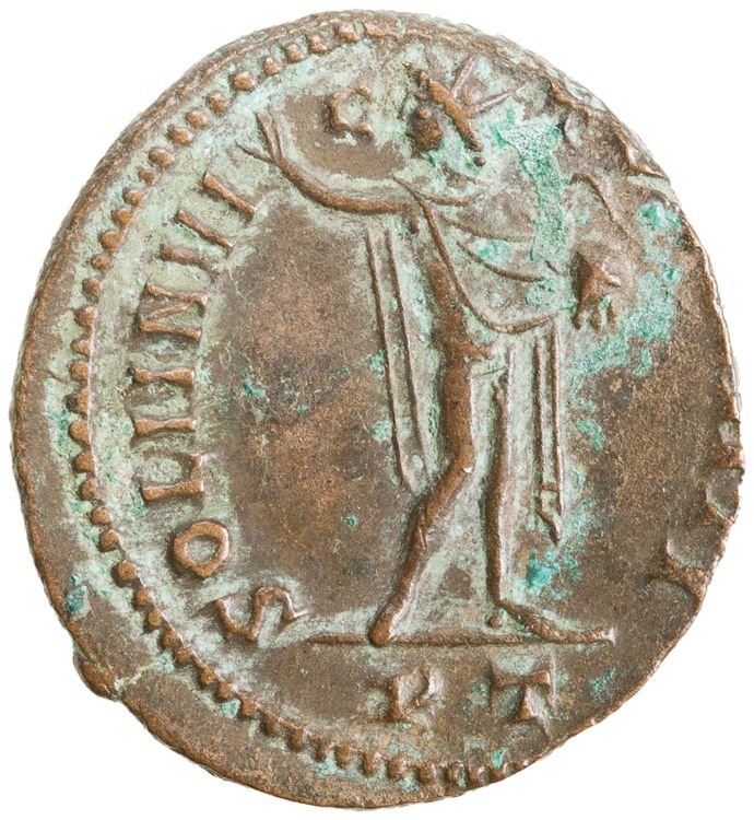 реверс RIC VI Ticinum 135a