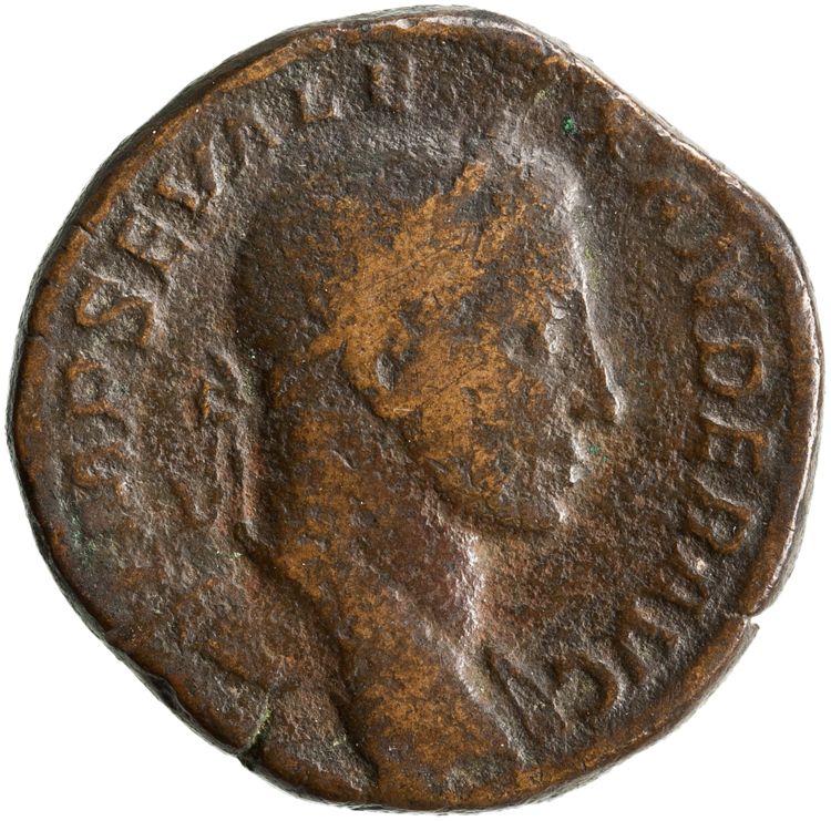 RIC IV Severus Alexander 618, аверс, American Numismatic Society (ans)