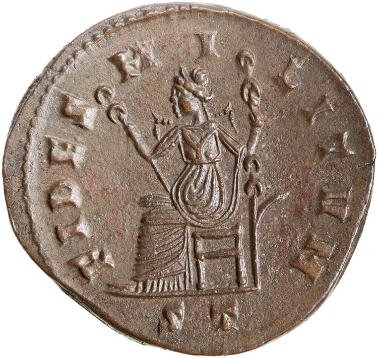 реверс RIC VI Ticinum 59b