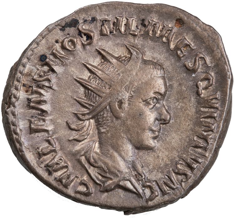 аверс RIC IV Trajan Decius 181D