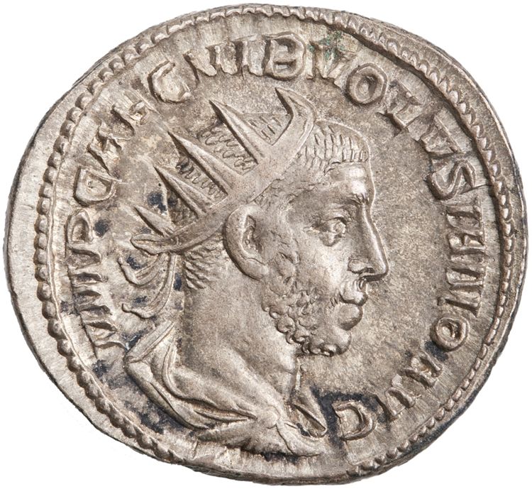 аверс RIC IV Volusian 140