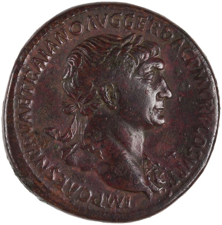 RIC II Trajan 485, аверс, American Numismatic Society (ans)