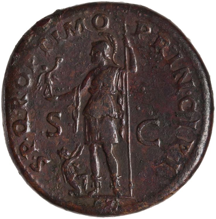 RIC II Trajan 485, реверс, American Numismatic Society (ans)