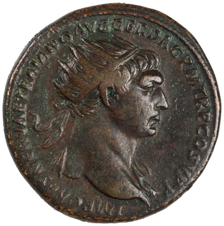 RIC II Trajan 545, аверс, American Numismatic Society (ans)