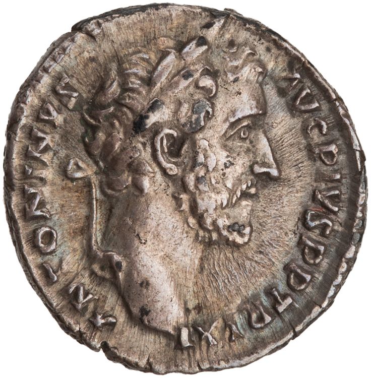 obverse RIC III Antoninus Pius 171A (denarius)