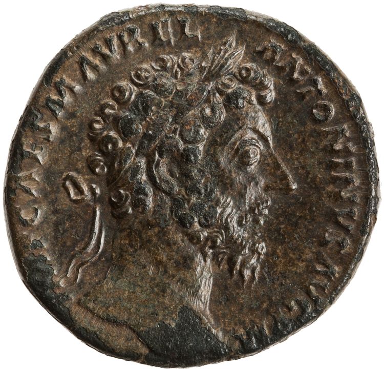 RIC III Marcus Aurelius 843, obverse, American Numismatic Society (ans)