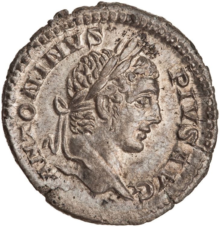 RIC IV Caracalla 96, аверс, American Numismatic Society (ans)