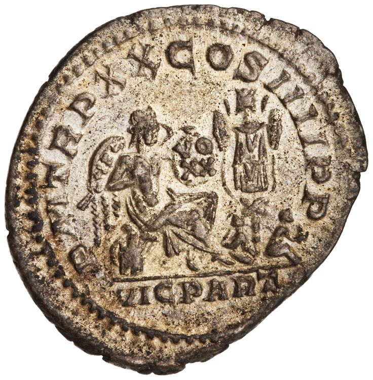 RIC IV Caracalla 297E, реверс, American Numismatic Society (ans)