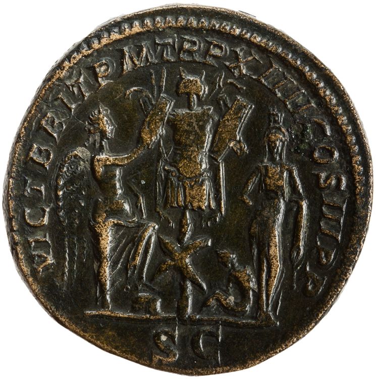 реверс RIC IV Caracalla 483A
