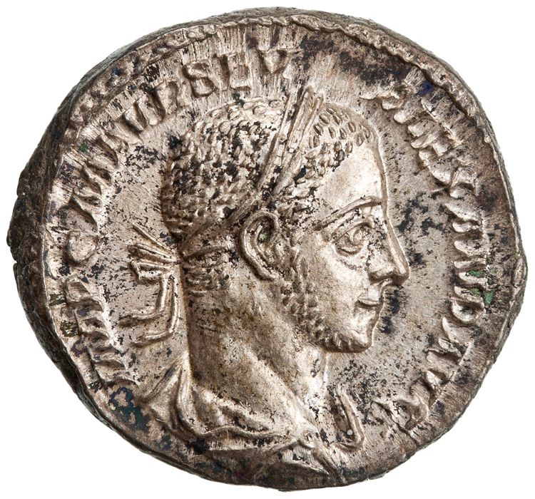 RIC IV Severus Alexander 53, аверс, American Numismatic Society (ans)