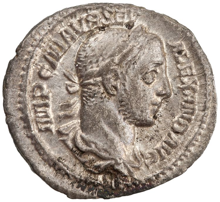 RIC IV Severus Alexander 61, аверс, American Numismatic Society (ans)