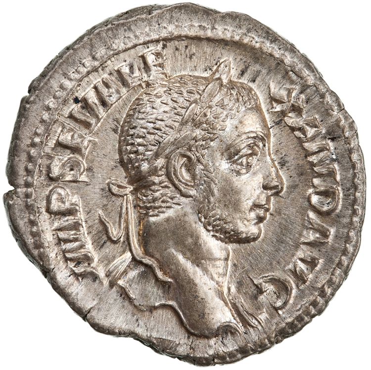 RIC IV Severus Alexander 226a, аверс, American Numismatic Society (ans)