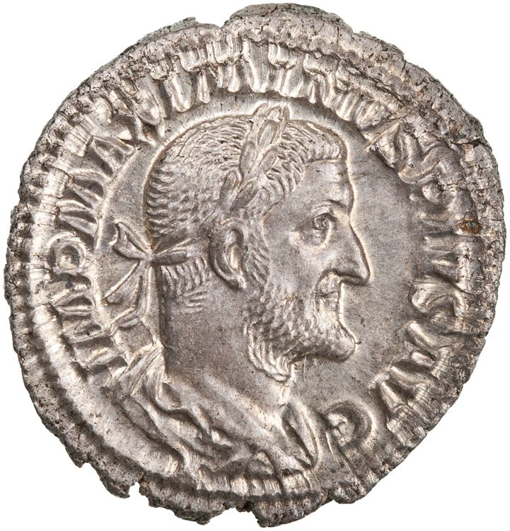 RIC IV Maximinus Thrax 16 (denarius), аверс, American Numismatic Society (ans)
