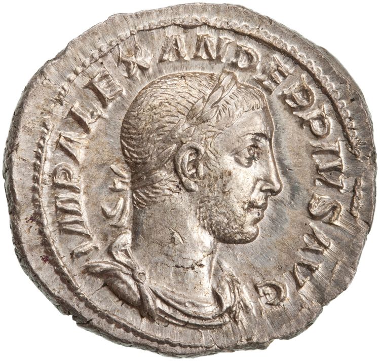 RIC IV Severus Alexander 254d, аверс, American Numismatic Society (ans)