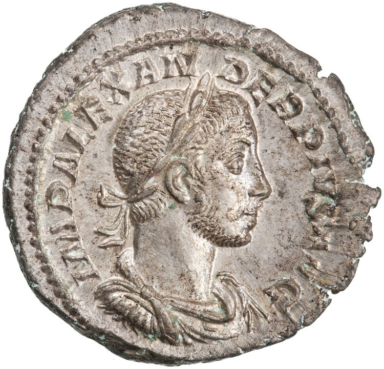 RIC IV Severus Alexander 254d, аверс, American Numismatic Society (ans)