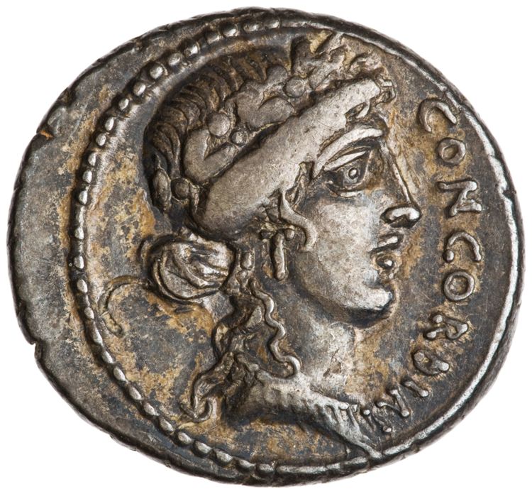 RRC 436/1, аверс, American Numismatic Society (ans)