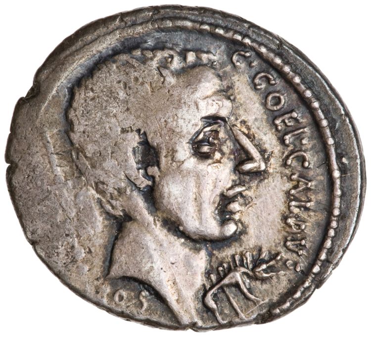 RRC 437/2b, аверс, American Numismatic Society (ans)