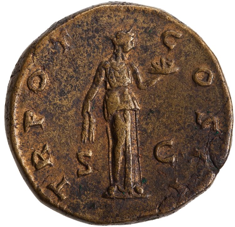 RIC III Antoninus Pius 553, реверс, American Numismatic Society (ans)