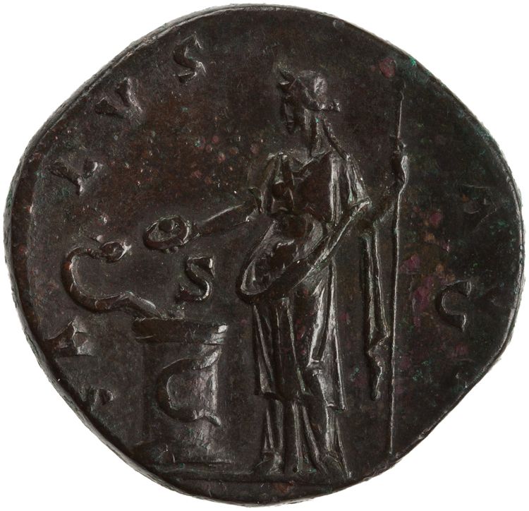 RIC III Antoninus Pius 635a, реверс, American Numismatic Society (ans)