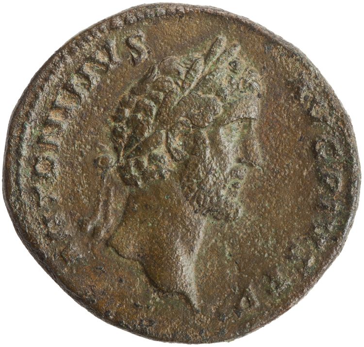 RIC III Antoninus Pius 747A, аверс, American Numismatic Society (ans)