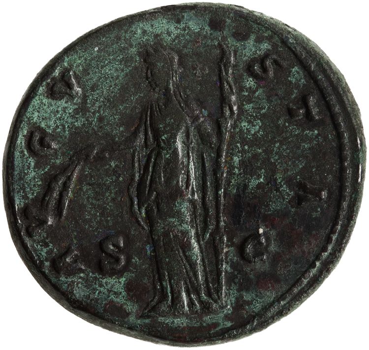 RIC III Antoninus Pius 1116a, реверс, American Numismatic Society (ans)