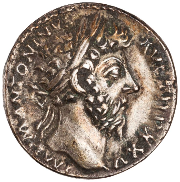 RIC III Marcus Aurelius 248, obverse, American Numismatic Society (ans)