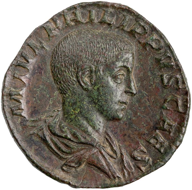RIC IV Philip I 255A, аверс, American Numismatic Society (ans)